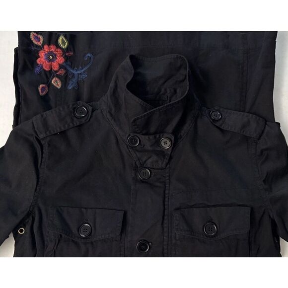 Johnny Was Los Angeles Sz Small Frankie Army Jacket NWT Floral Embroidered - Picture 13 of 16